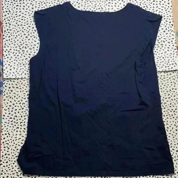 XXL Tommy Hilfiger navy tank shell like new - Picture 4 of 6
